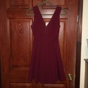 Maroon dress